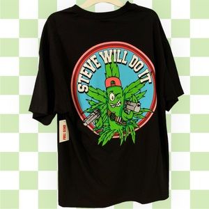 NWT Full Send “Steve will do it” graphic Tee XL